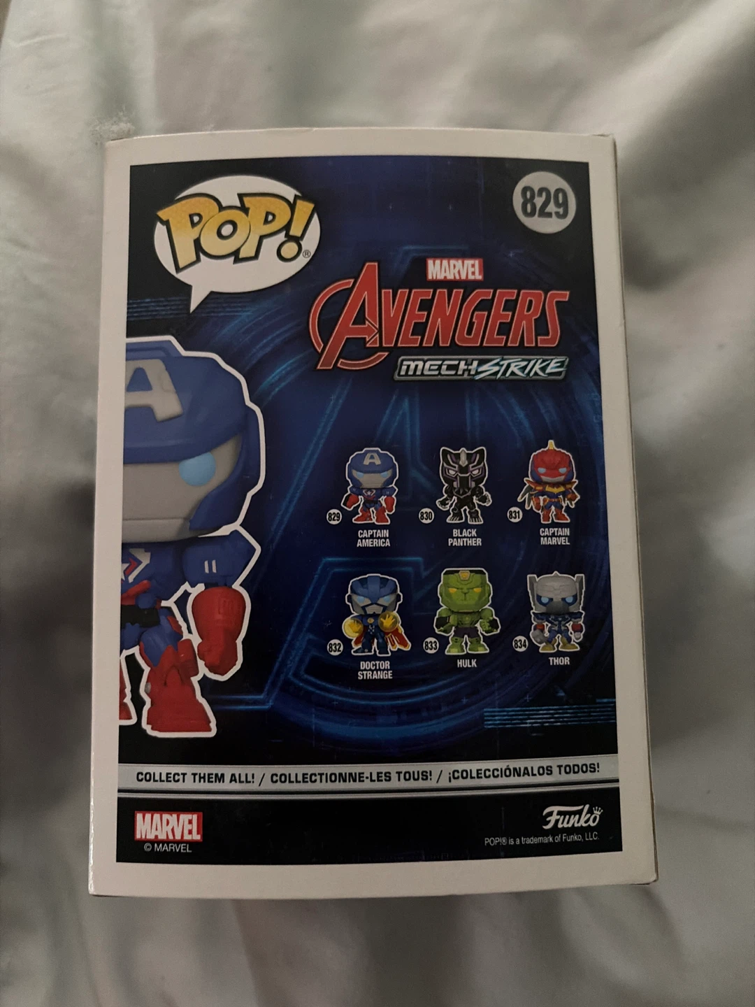 Funko Pop! Captain America 829 Marvel Avengers Mech Strike - photo 2