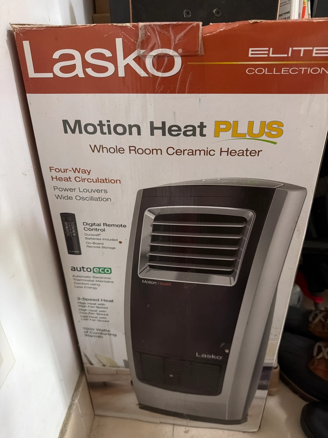 Lasko Motion Heat PLUS Whole Room Ceramic Heater