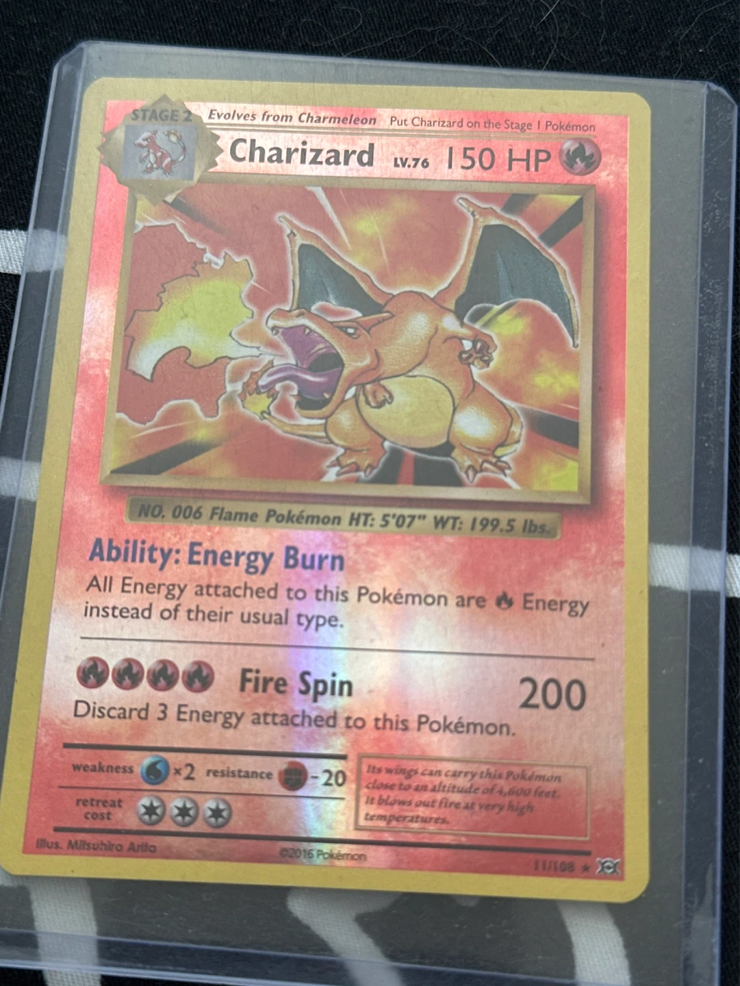 Pokemon Charizard LV.76 Trading Card