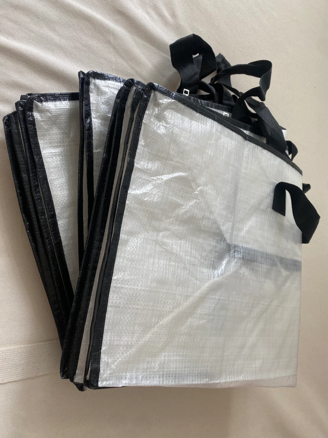 Set of 6 Large Reusable Shopping Bags - photo 2