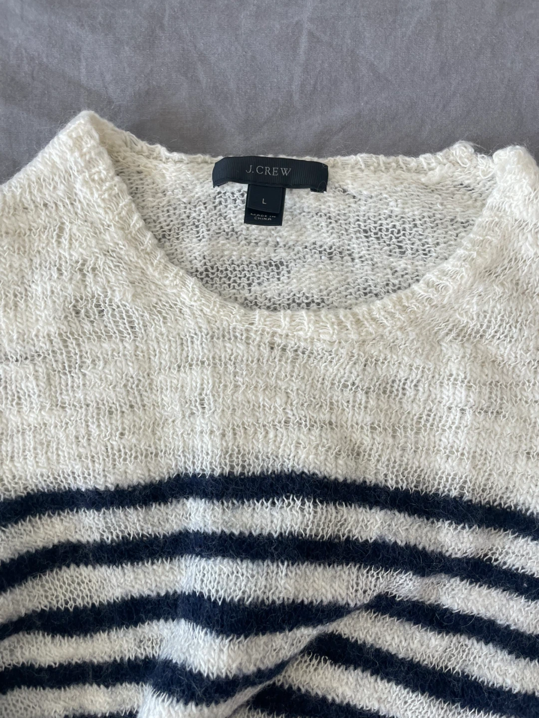J. Crew Striped Sweater, size S - photo 2
