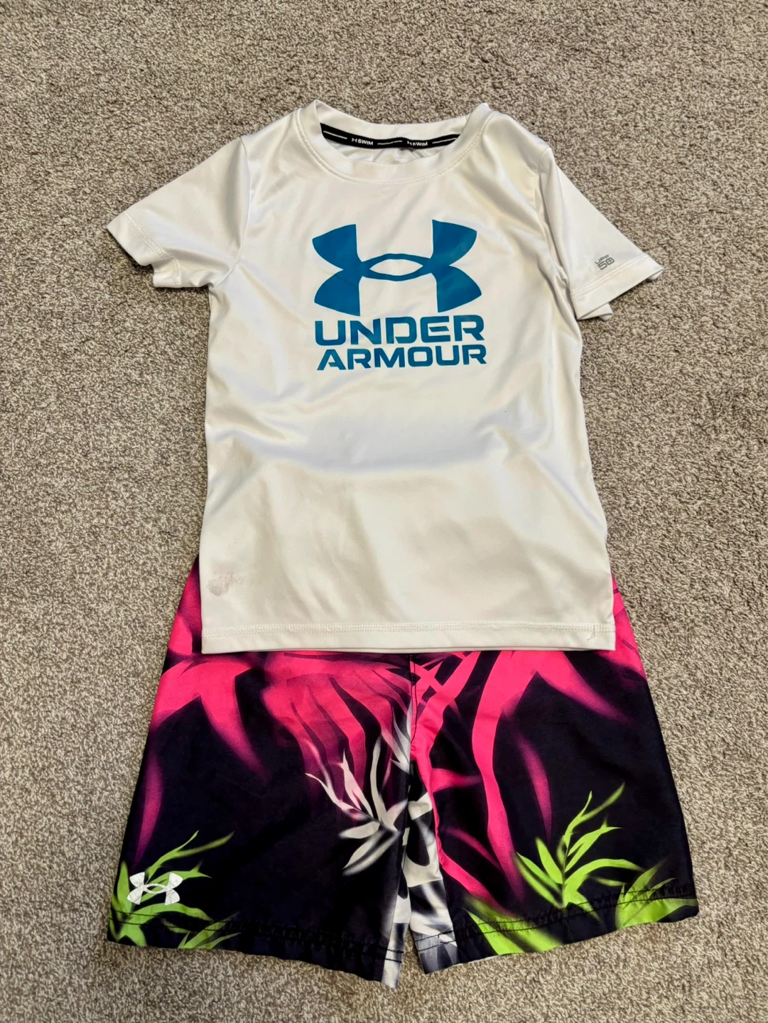 Swim Shirt and Shorts Set Size 6Y