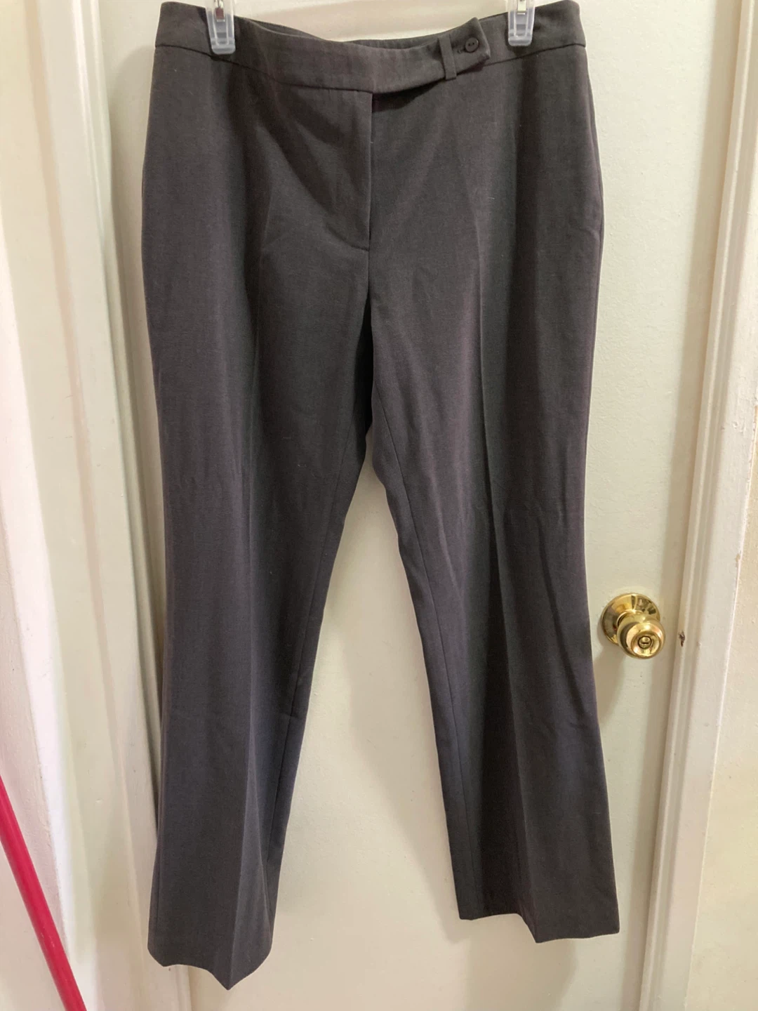 Grey Office Work Pants Size 10 Petite