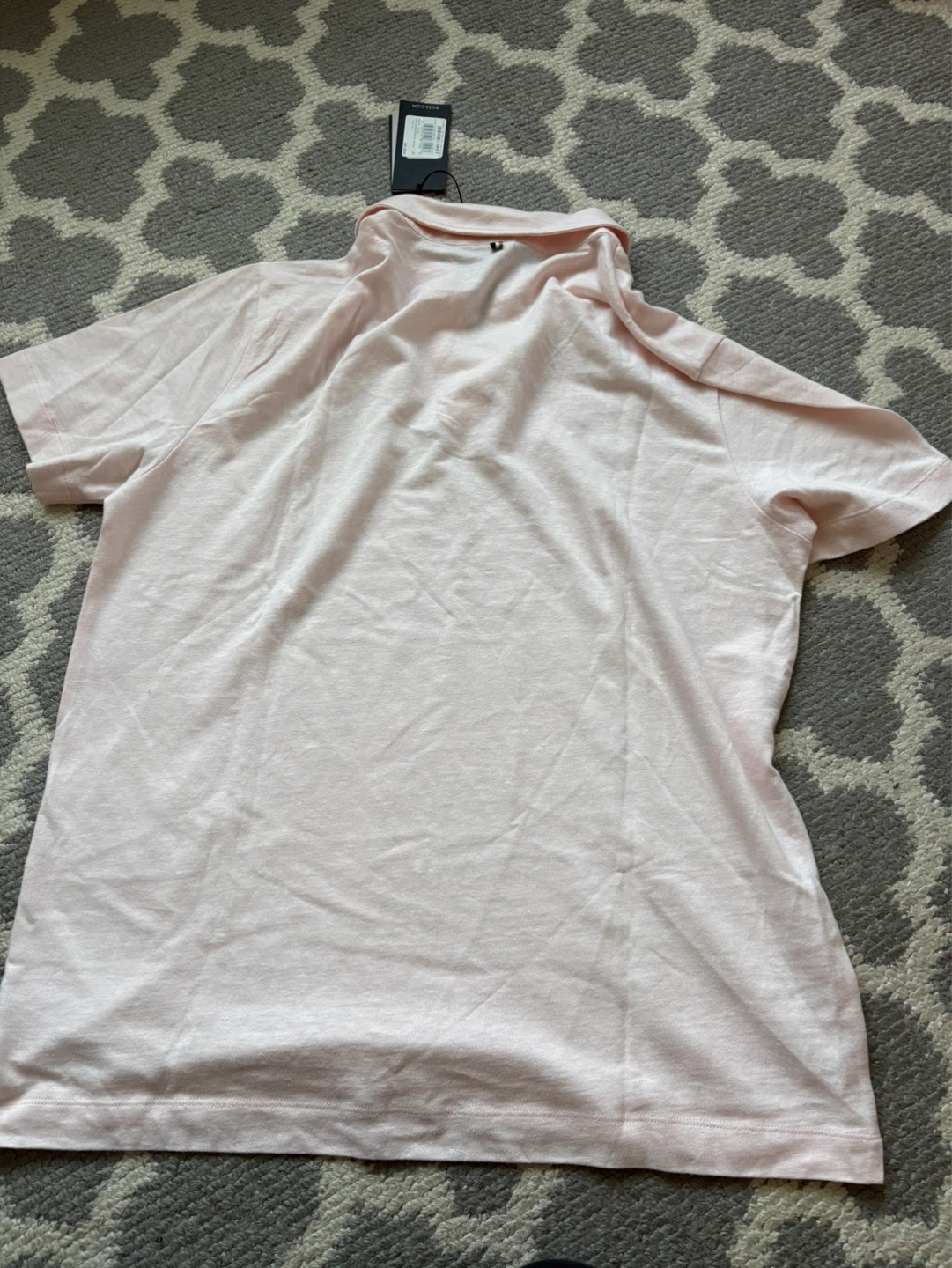BNWT BOSS Cotton Linen Polo Shirt - XL - photo 4