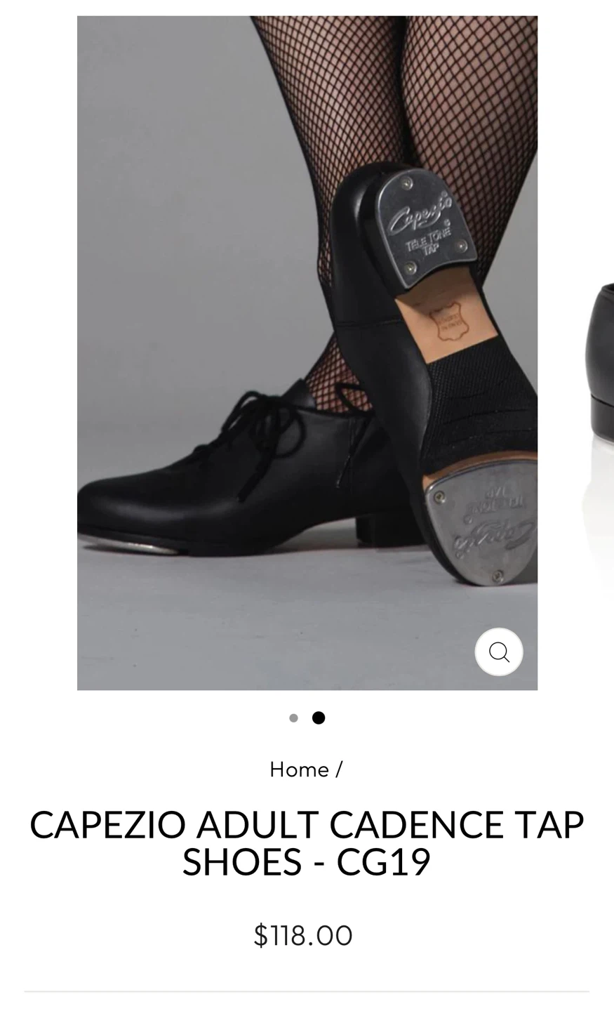 Capezio Adult Cadence Tap Shoes  9-9/5 - photo 3