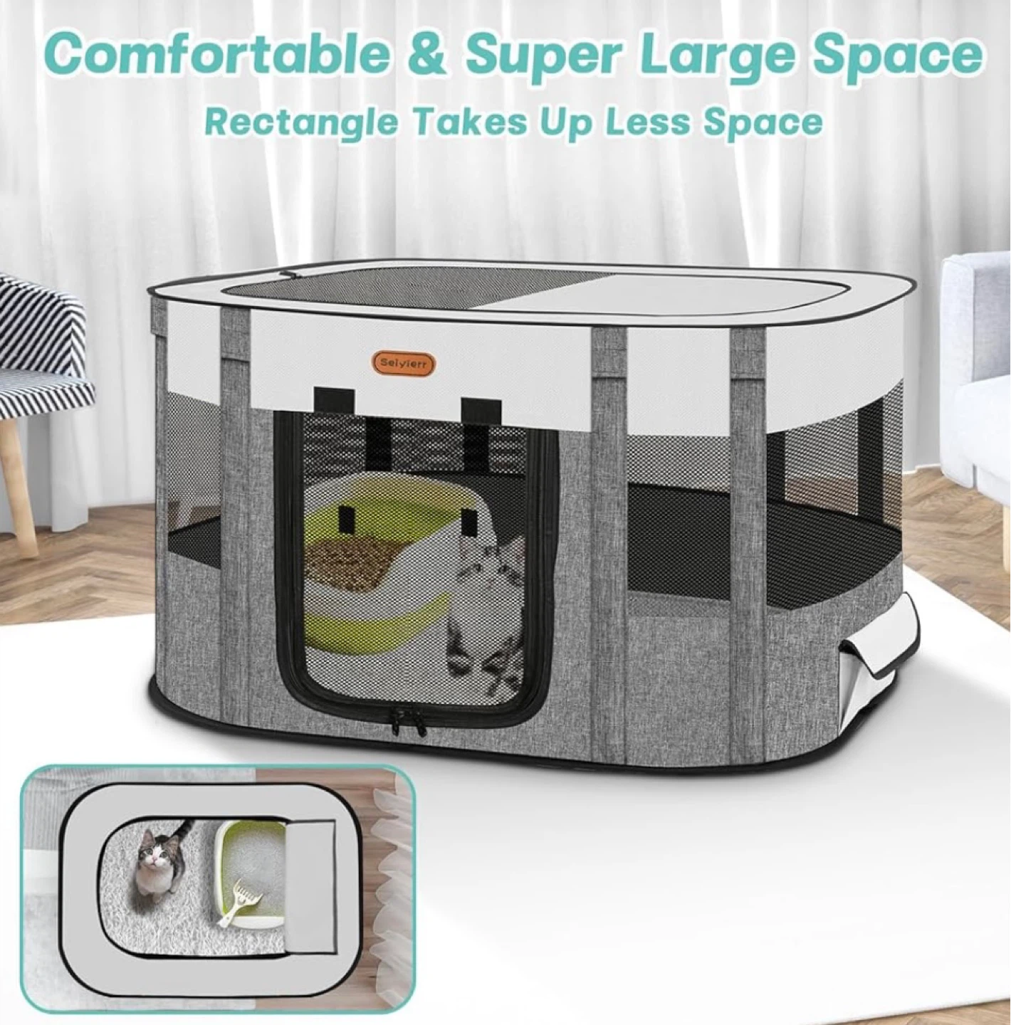 Seiyir T Pet Playpen Tent - photo 2