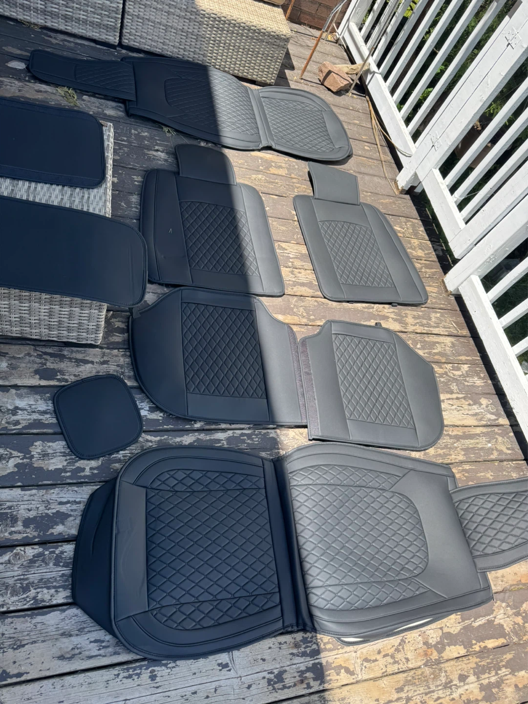 Full Set Black Car Seat Covers - photo 2