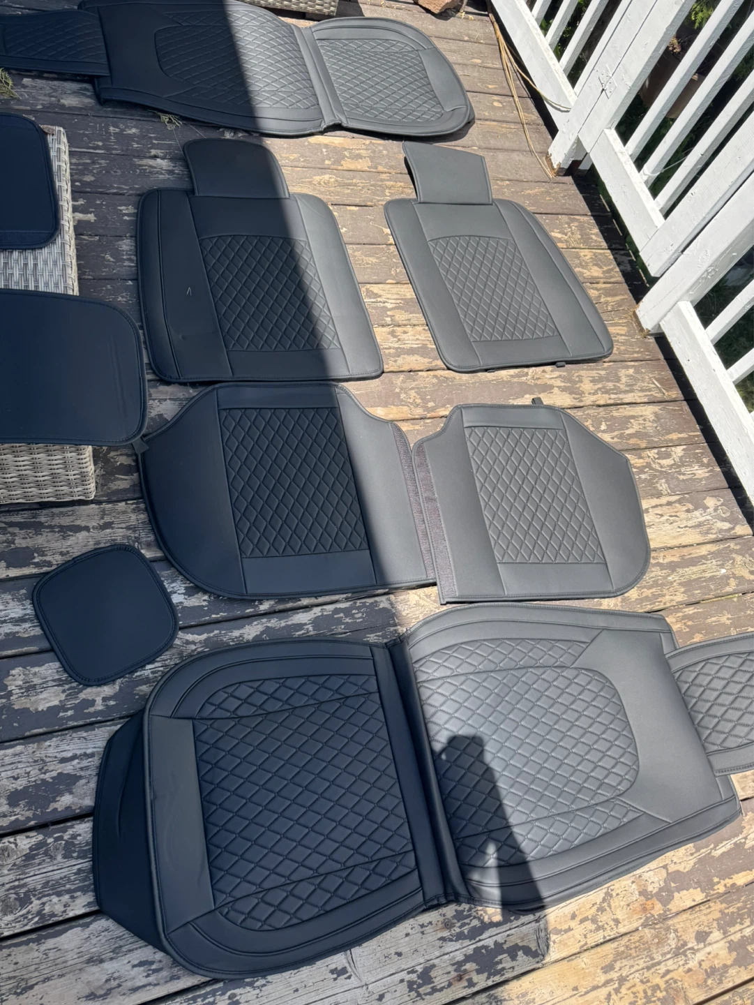 Full Set Black Car Seat Covers - photo 5