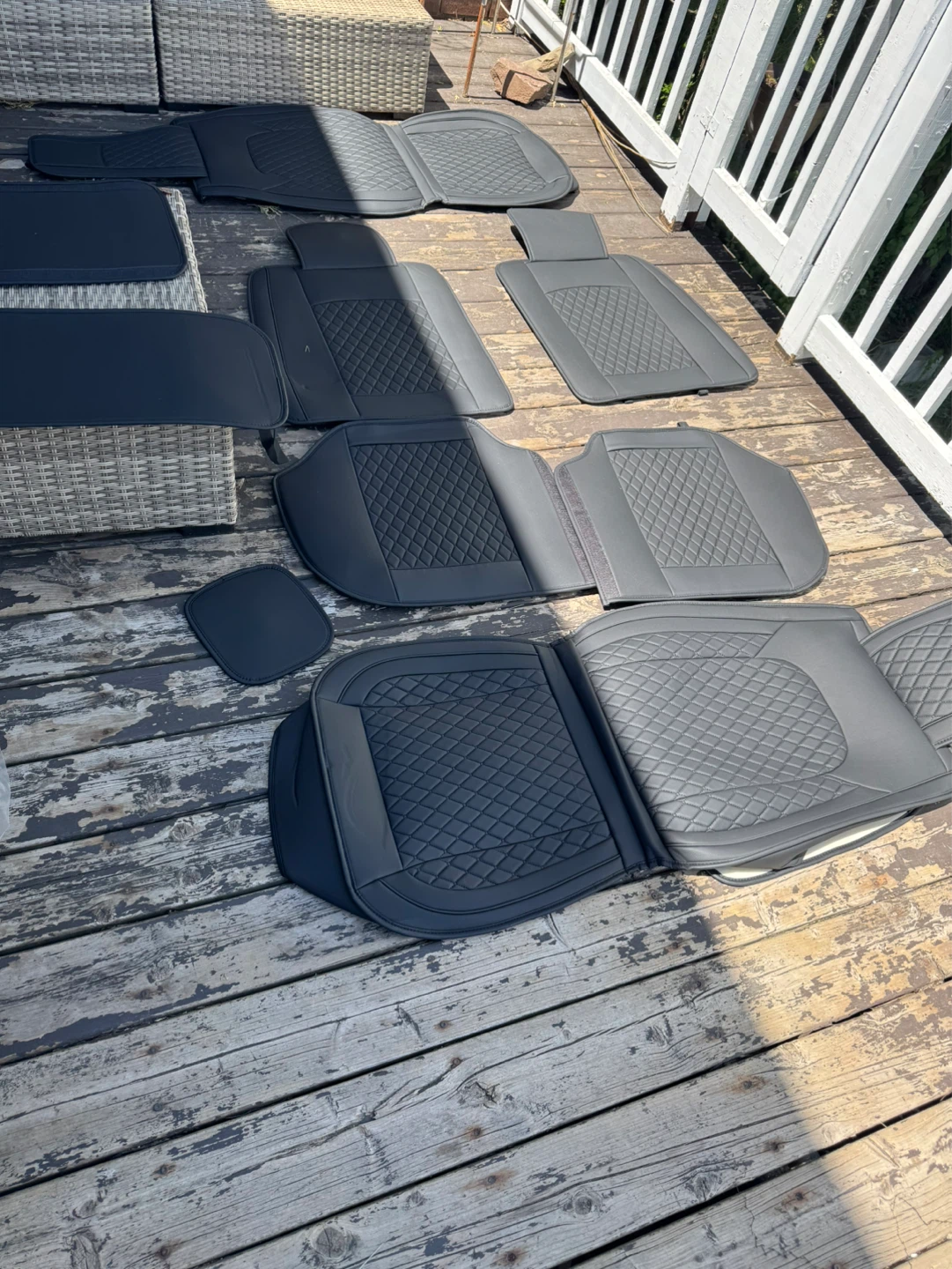 Full Set Black Car Seat Covers - photo 4