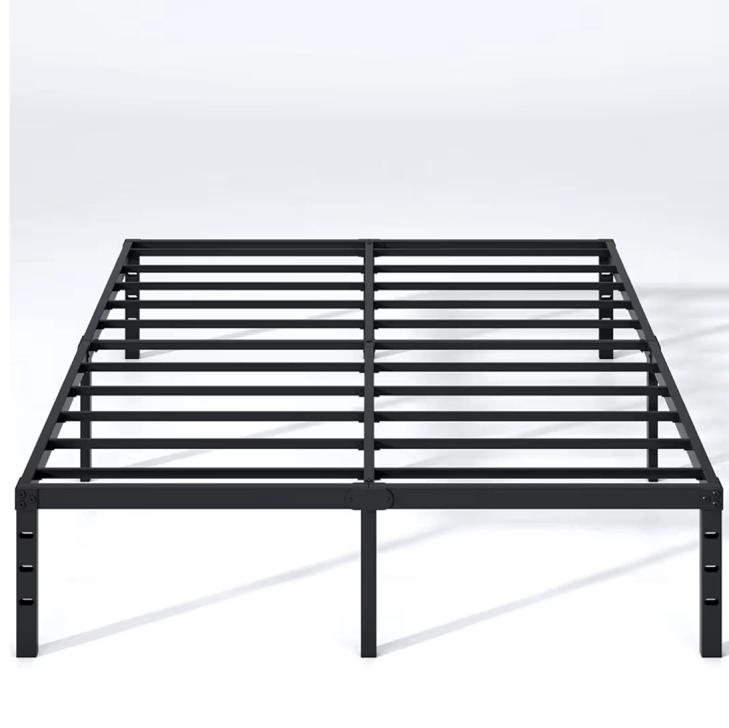 [ALMOST NEW] Queens Size Black Metal Bed Frame