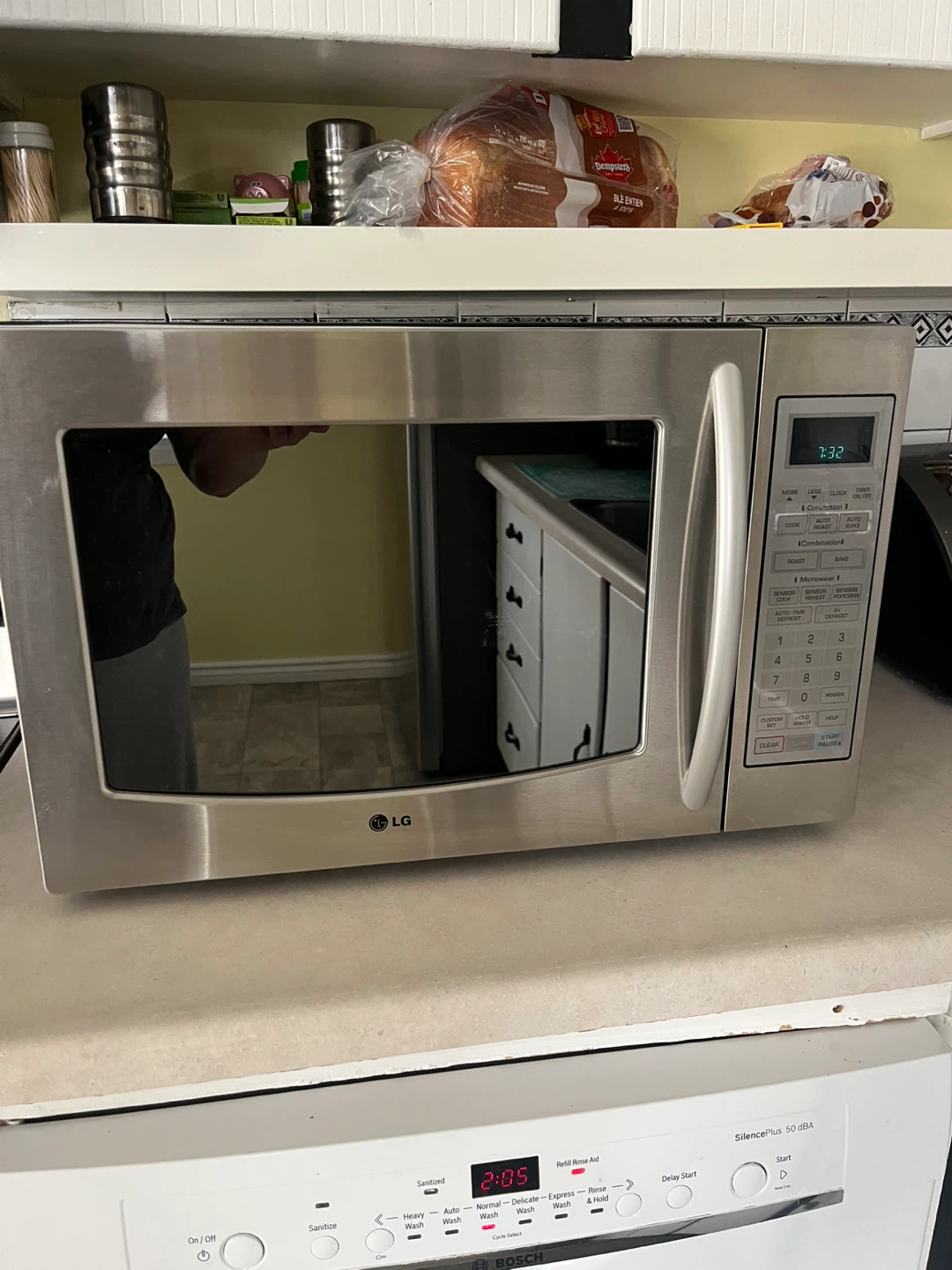 Stainless Steel LG Microwave