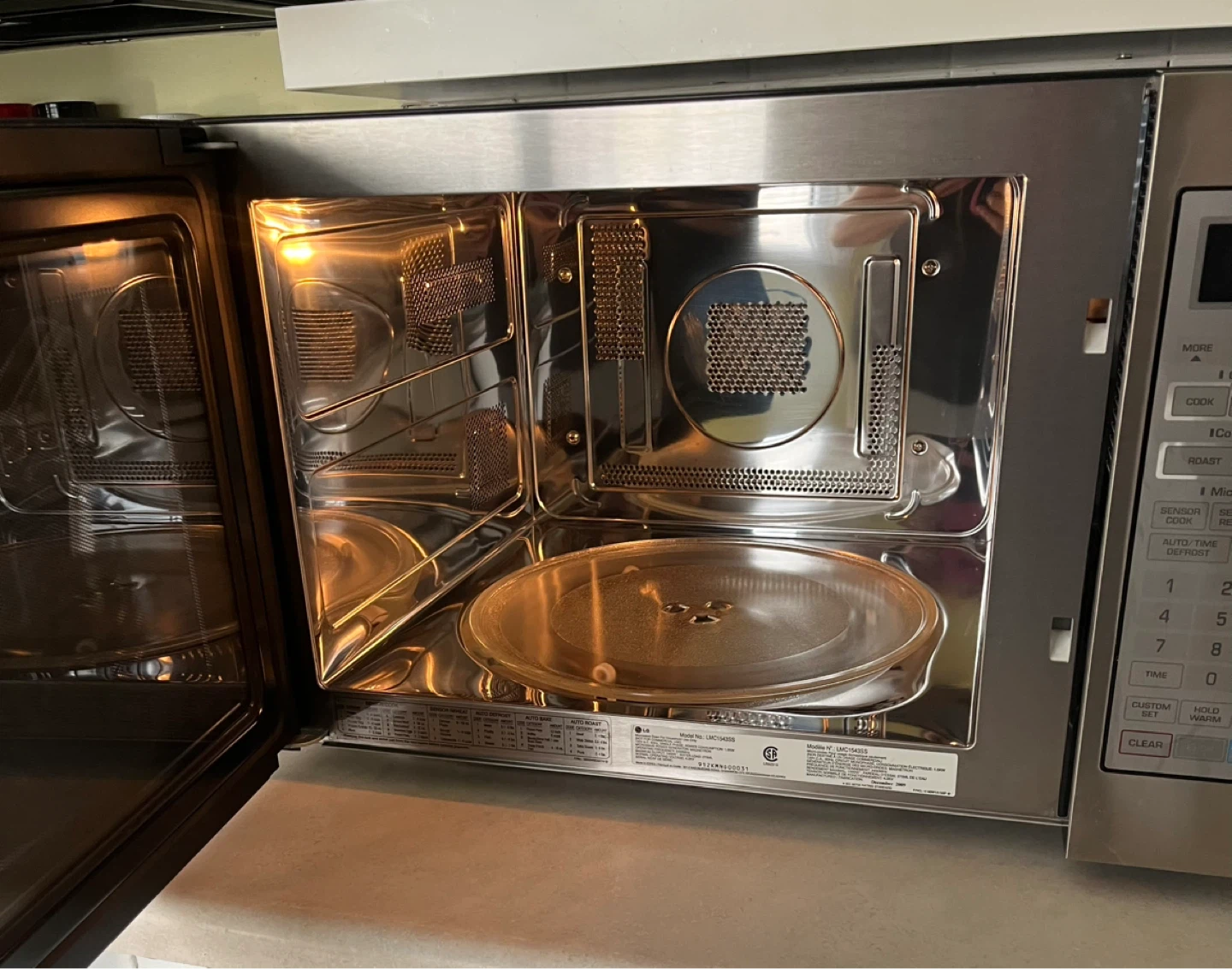 Stainless Steel LG Microwave - photo 4