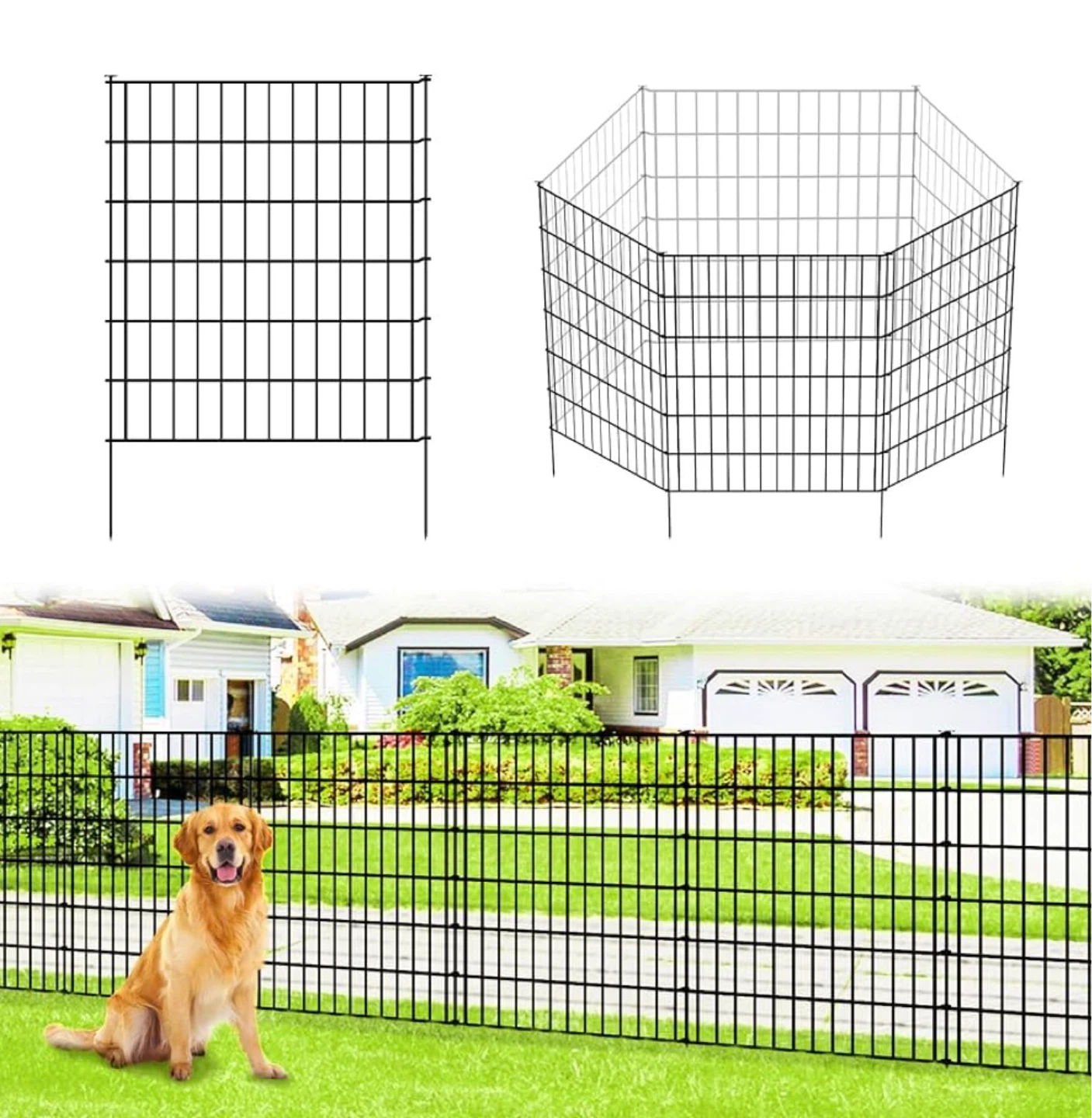 Thealyn Garden Metal Decorative Fence - BNIB