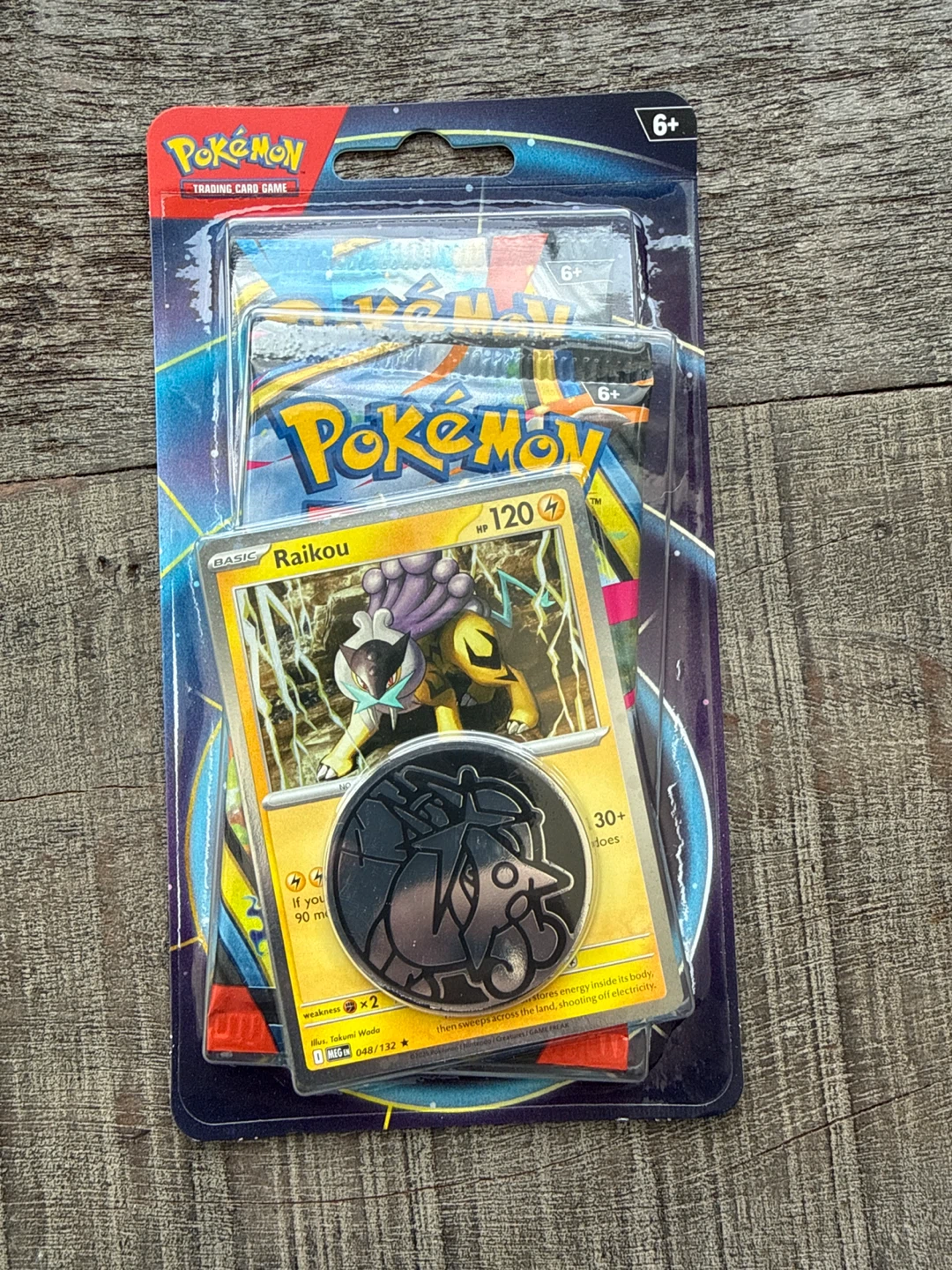 Pokemon TCG Raikou 2-pack blister