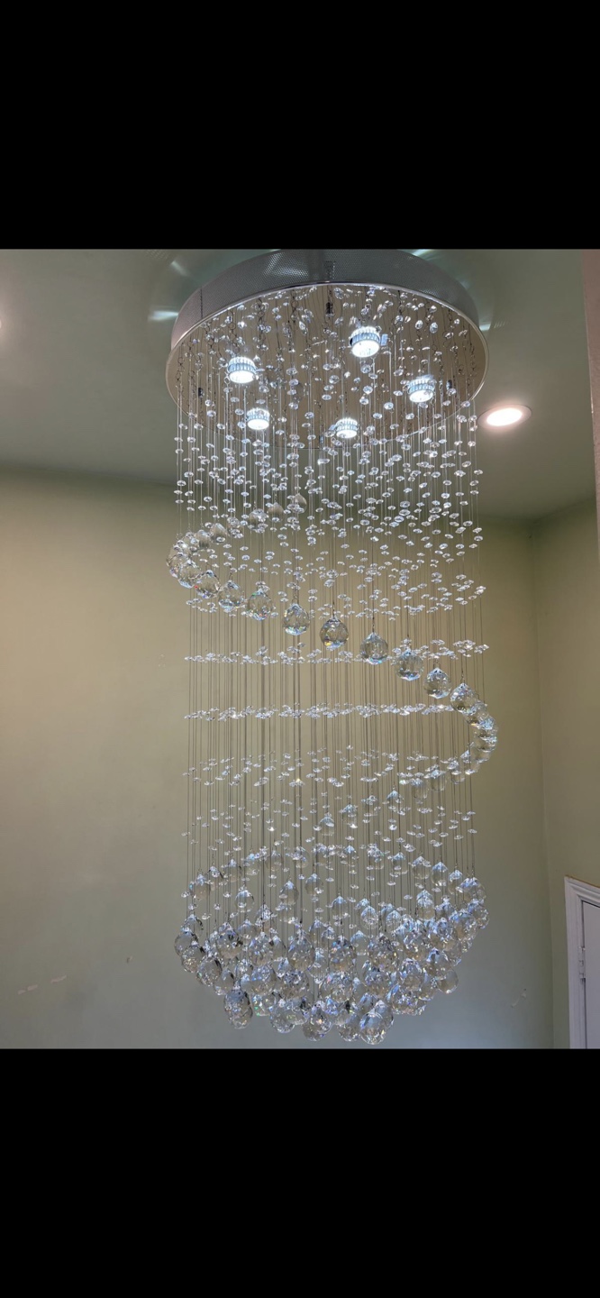 Crystal Chandelier Pendant Light Fixture - photo 4