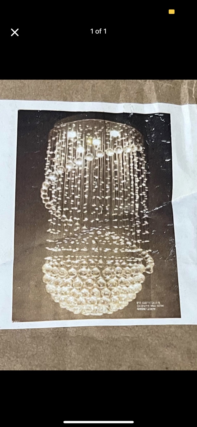 Crystal Chandelier Pendant Light Fixture - photo 2