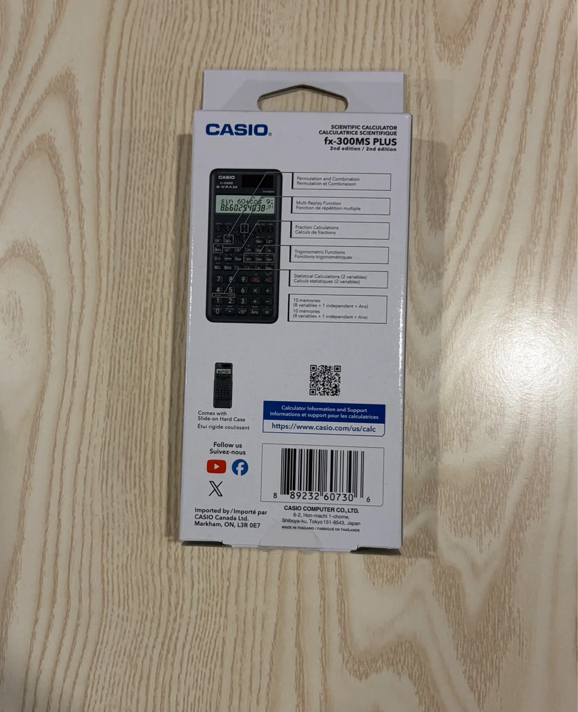 Casio fx-300MS PLUS Scientific Calculator - photo 2