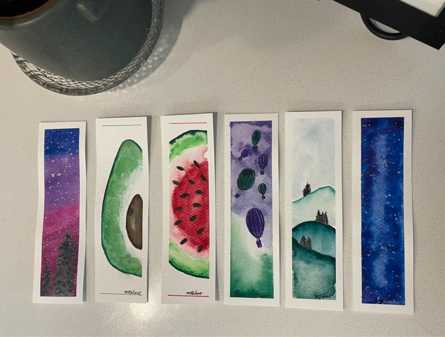 Watercolour Bookmarks - photo 2