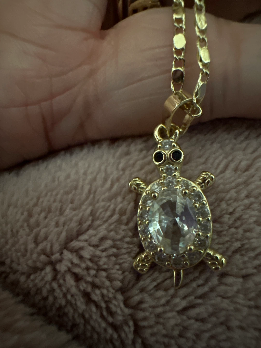 Gold laminatedTurtle Pendant Necklace - photo 2