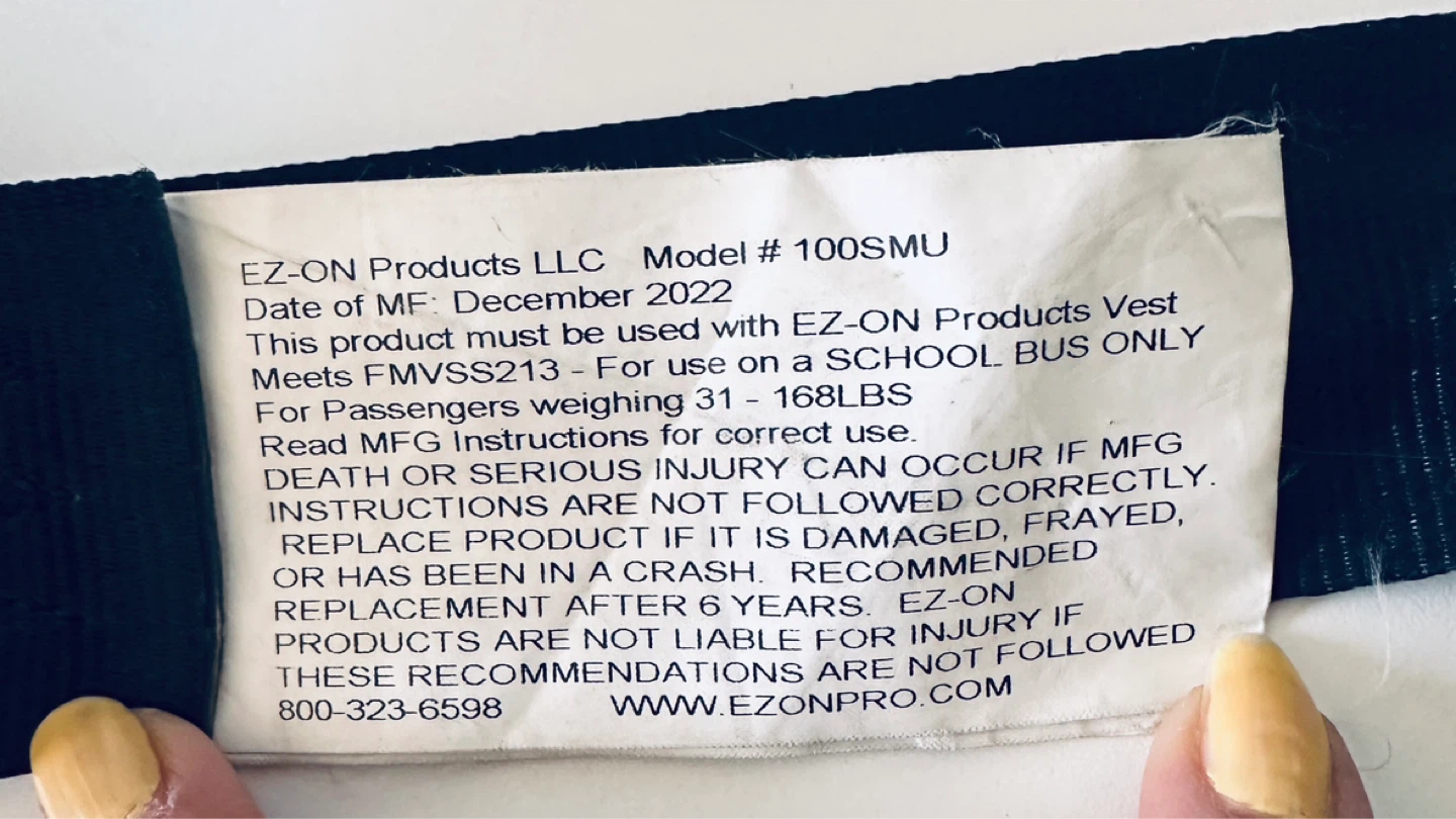 EZ-ON Products 100SMU Zipper Transportation Vest - photo 4
