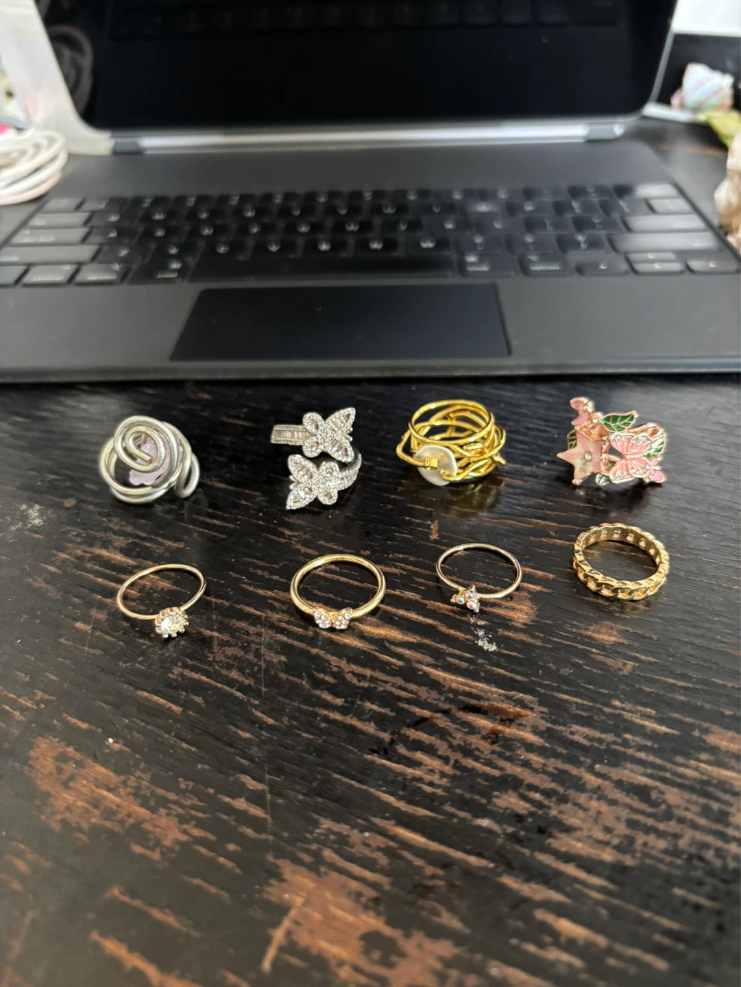 Assorted Rings (Silver & Gold Tones) – $3 Each