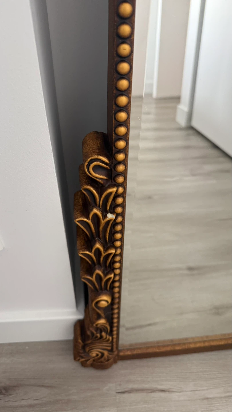 Ornate Gold Arched Mirror - photo 4
