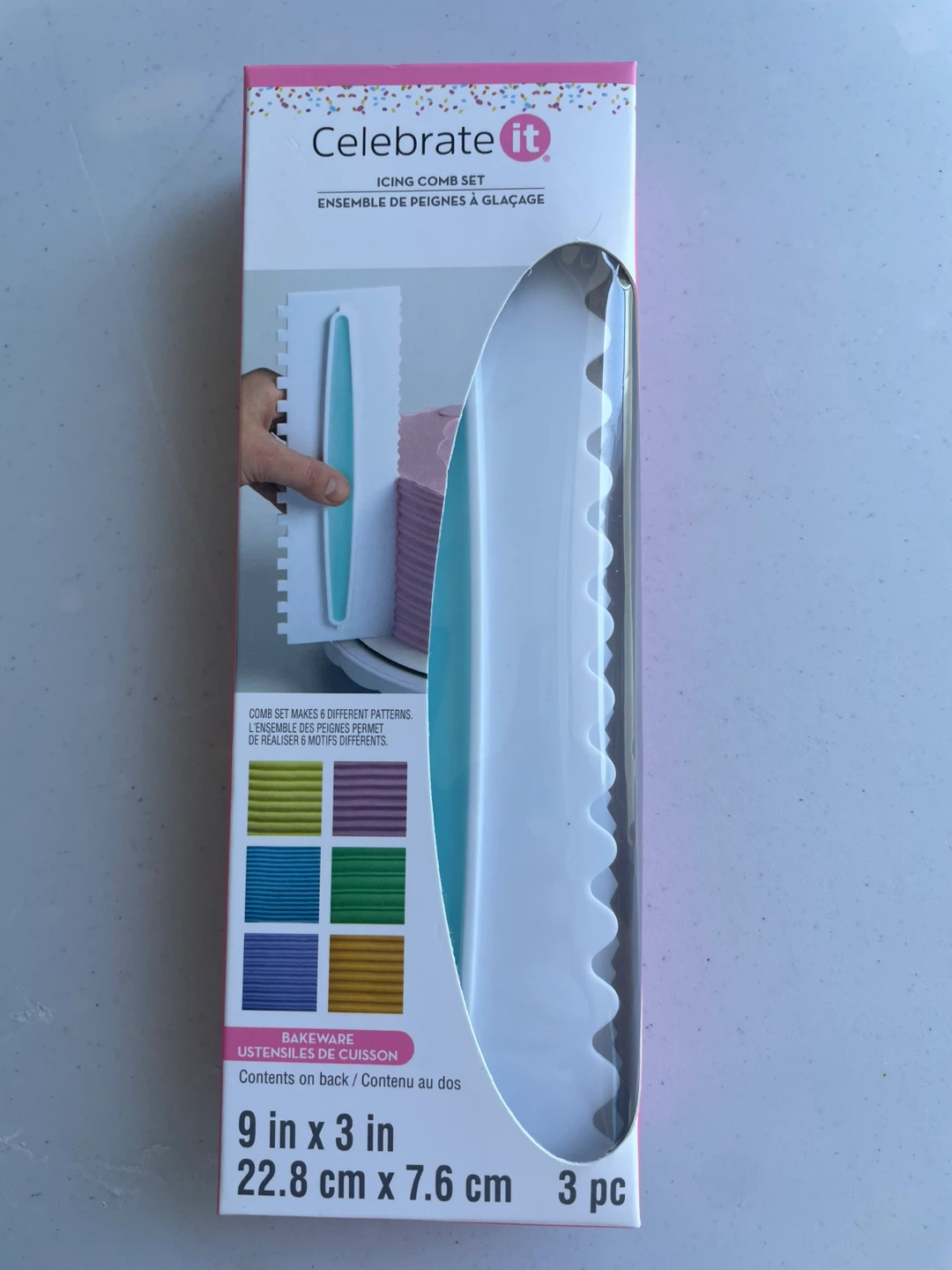 Celebrate It Icing Comb Set - 3 Piece