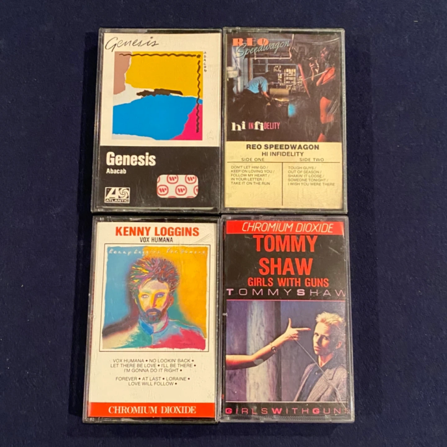 Lot of 4 80s Retro Cassettes