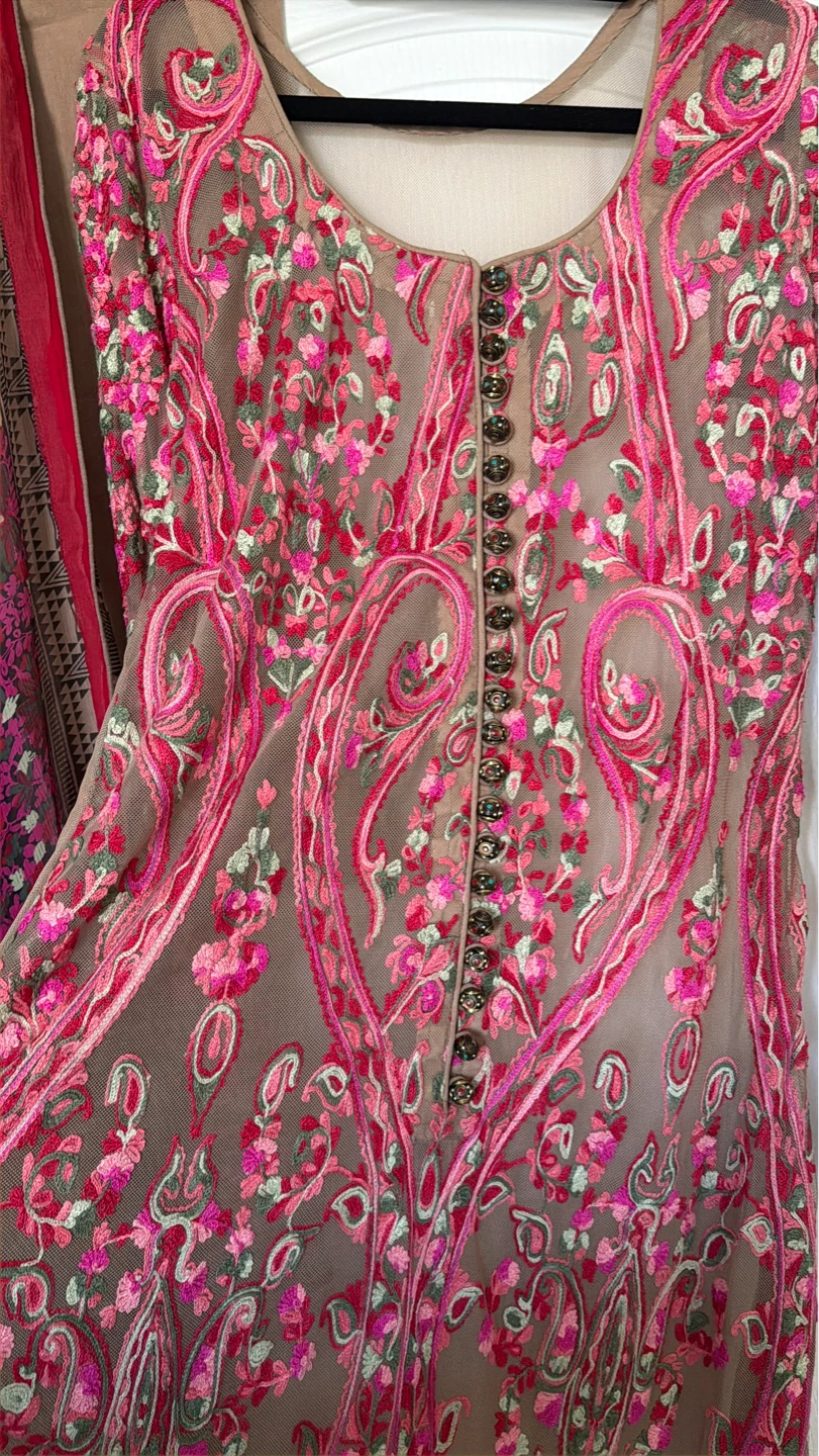 Embroidered Kurti with Dupatta