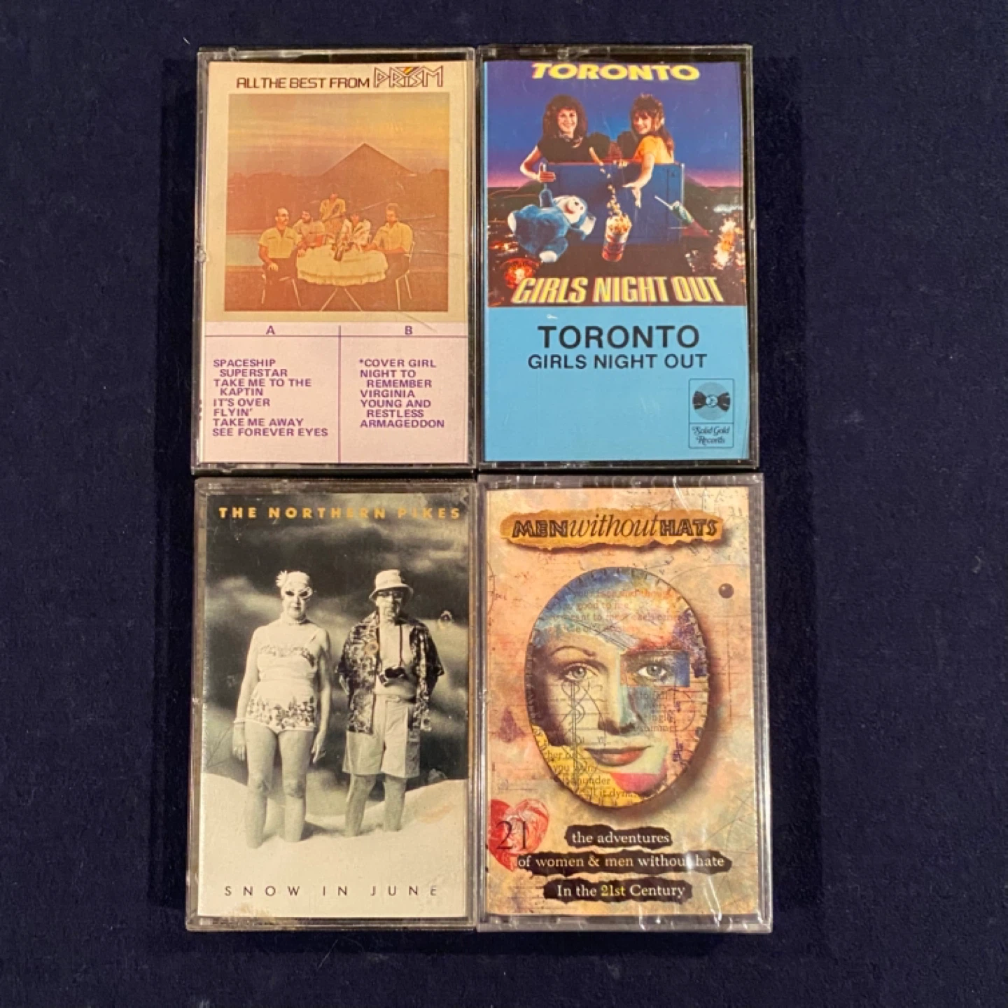 Lot of 4 Classic Canadian Rock Cassettes