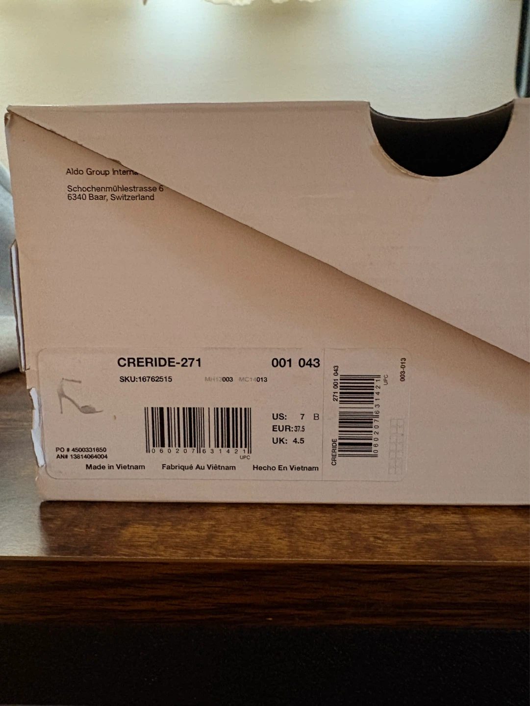 ALDO beige ankle strap heels size 7 - photo 2