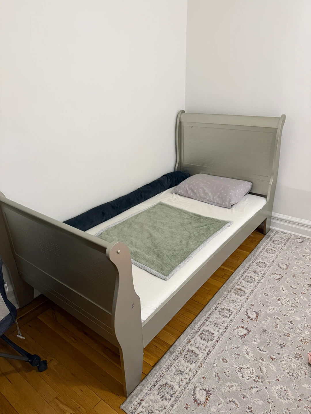 Gray Sleigh Toddler Bed - photo 5