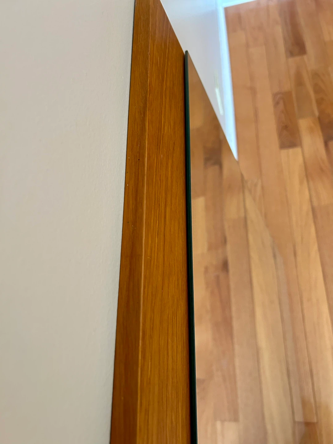 Teak Wooden Framed Mirror - photo 3
