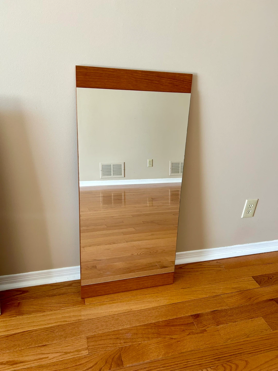 Teak Wooden Framed Mirror