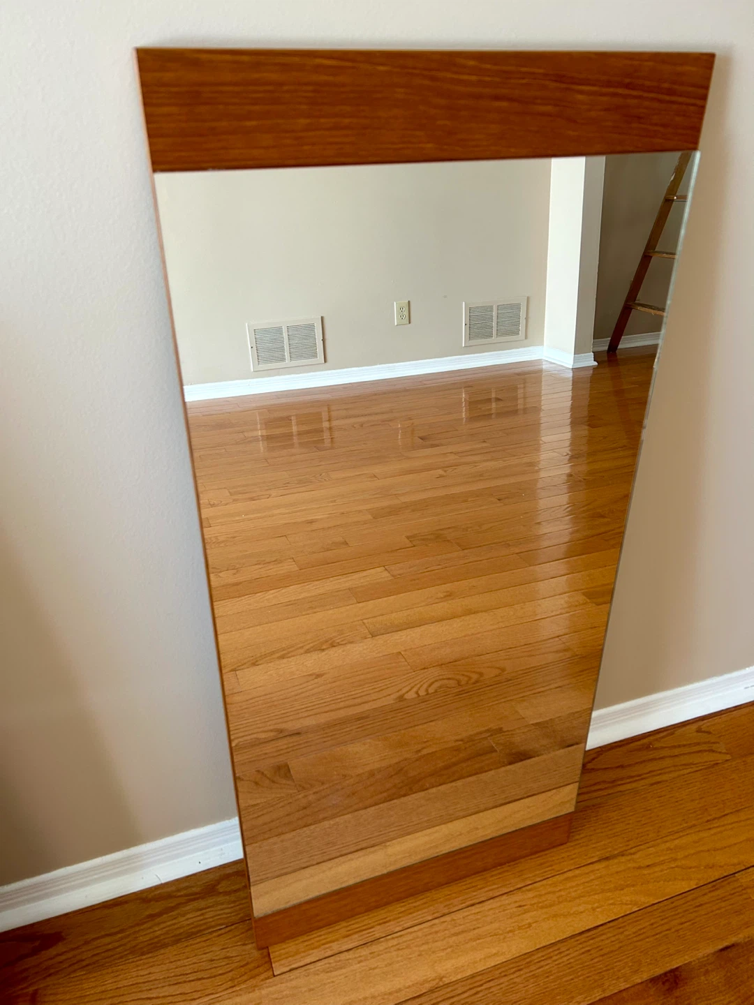 Teak Wooden Framed Mirror - photo 2