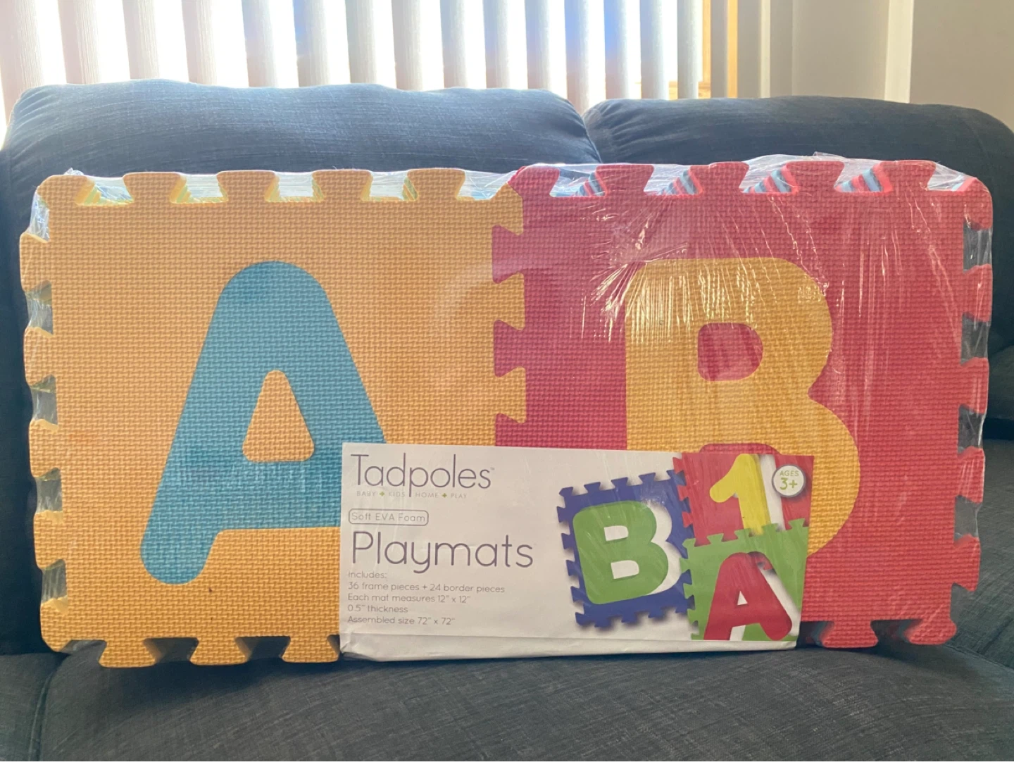 Sealed Brand New Tadpoles EVA Foam Alphabet Playmat Set