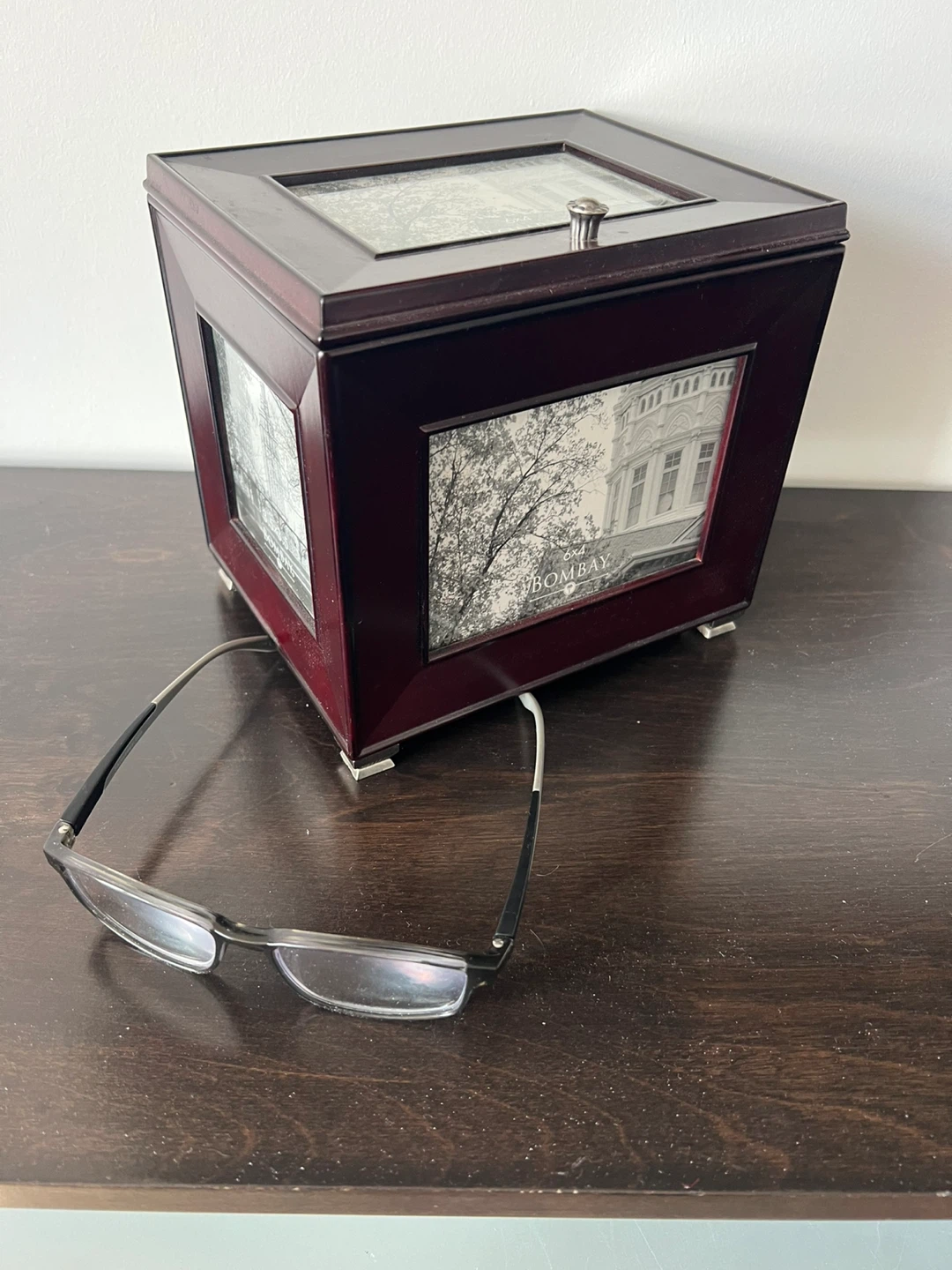 Wooden Bombay Photo Frame Display Box