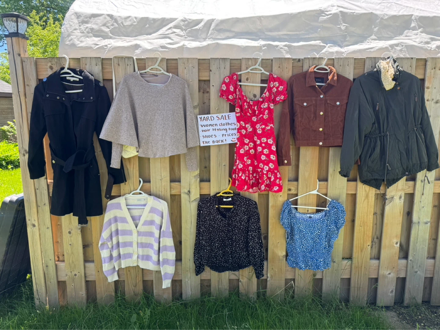CLOSET YARD SALE - SATURDAY MAY 30TH