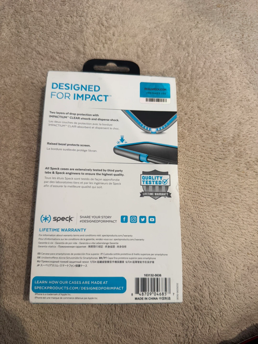 Speck Presidio Clear + Glitter iPhone X Case - photo 2