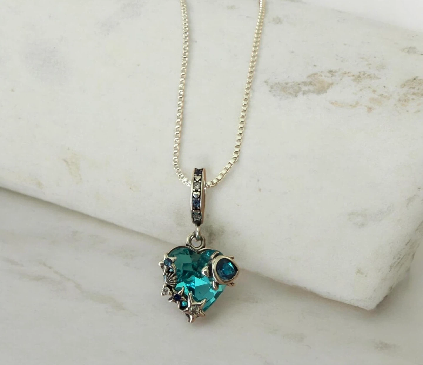 Turtle Heart Pendant Necklace
