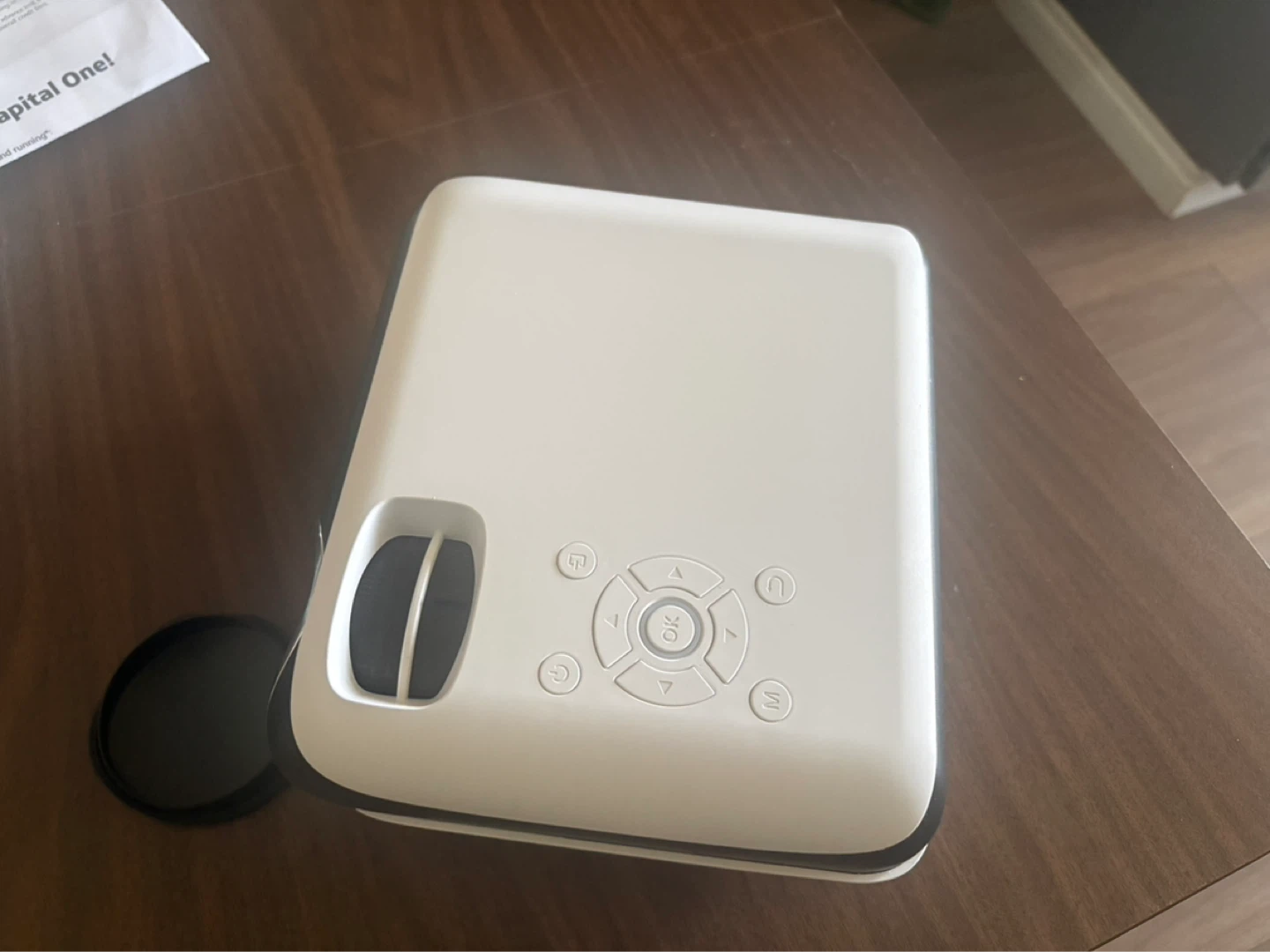 White and Black Portable Mini Projector - photo 2