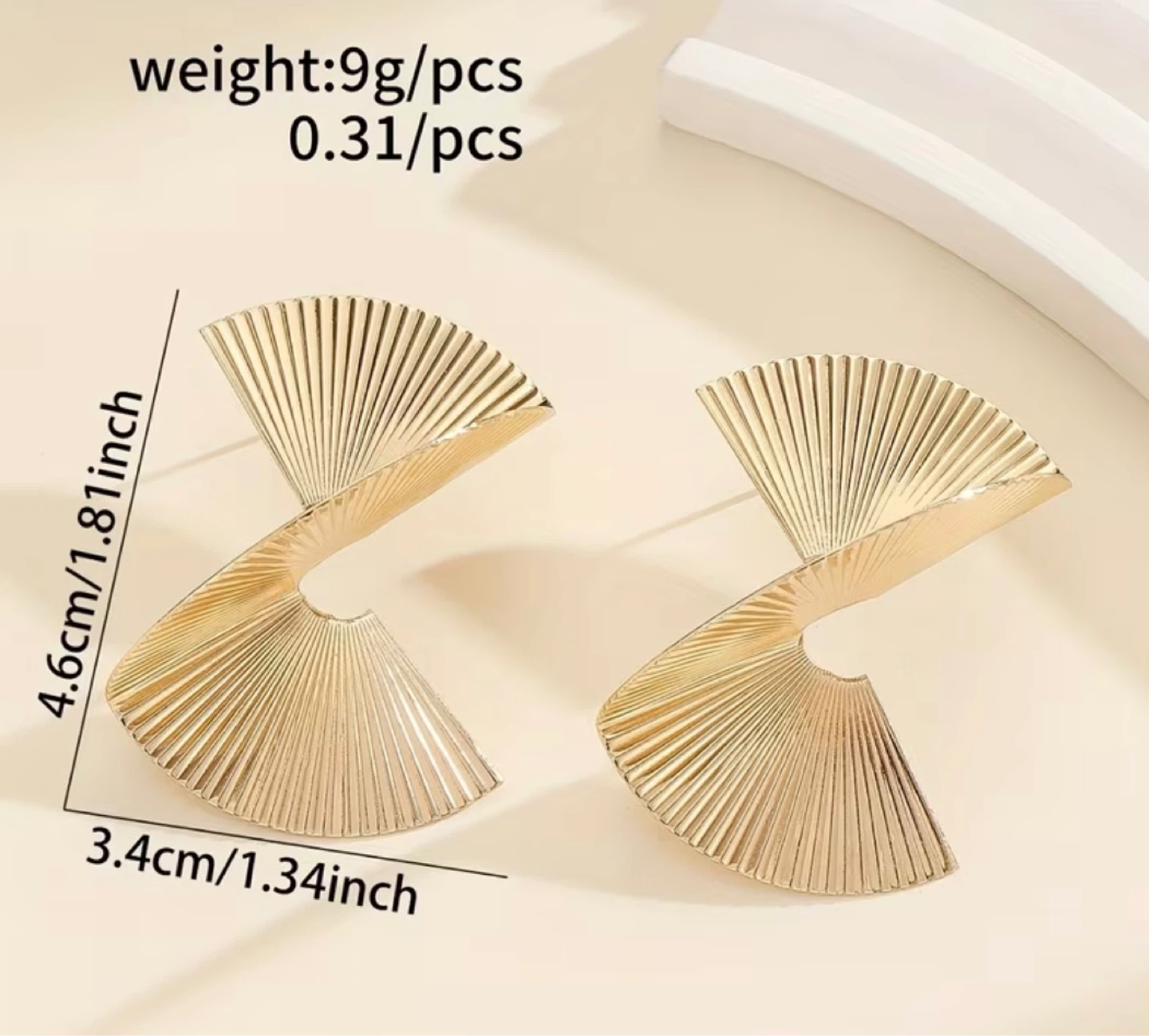 Golden Trio Statement Earring Set - photo 4