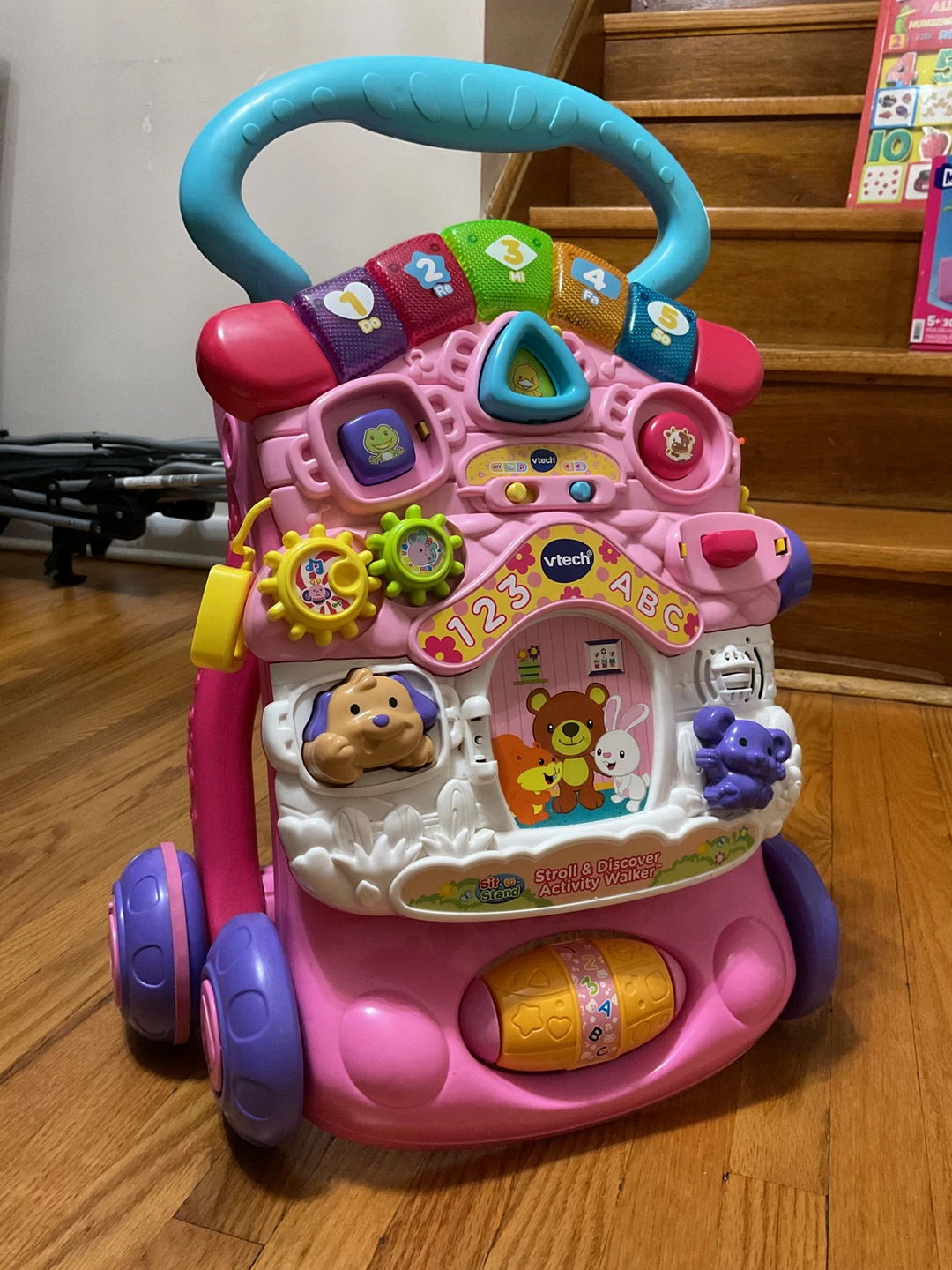 VTech Stroll & Discover Activity Walker Pink