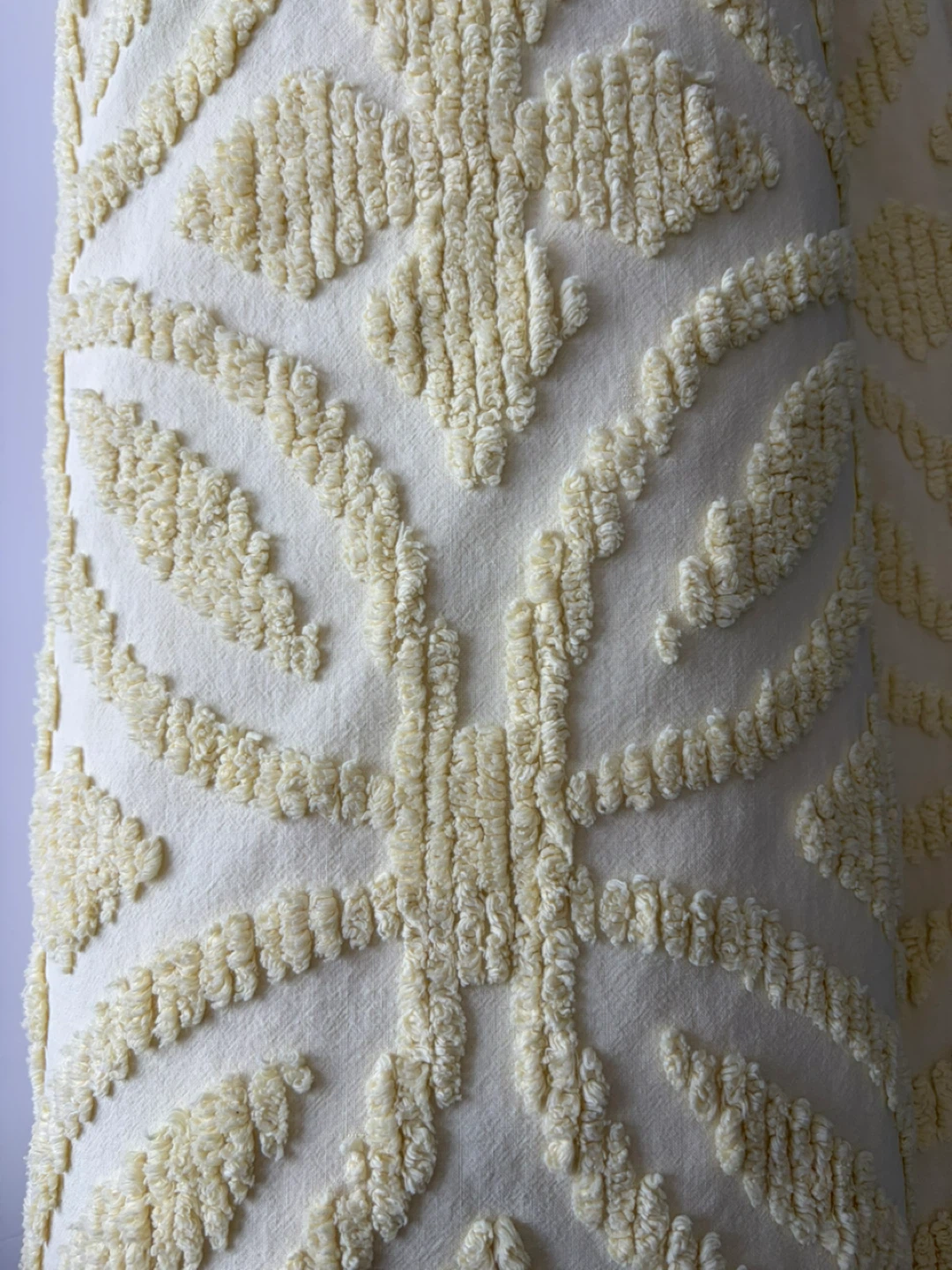 Yellow Chenille vintage bedspread with Fringe - photo 2