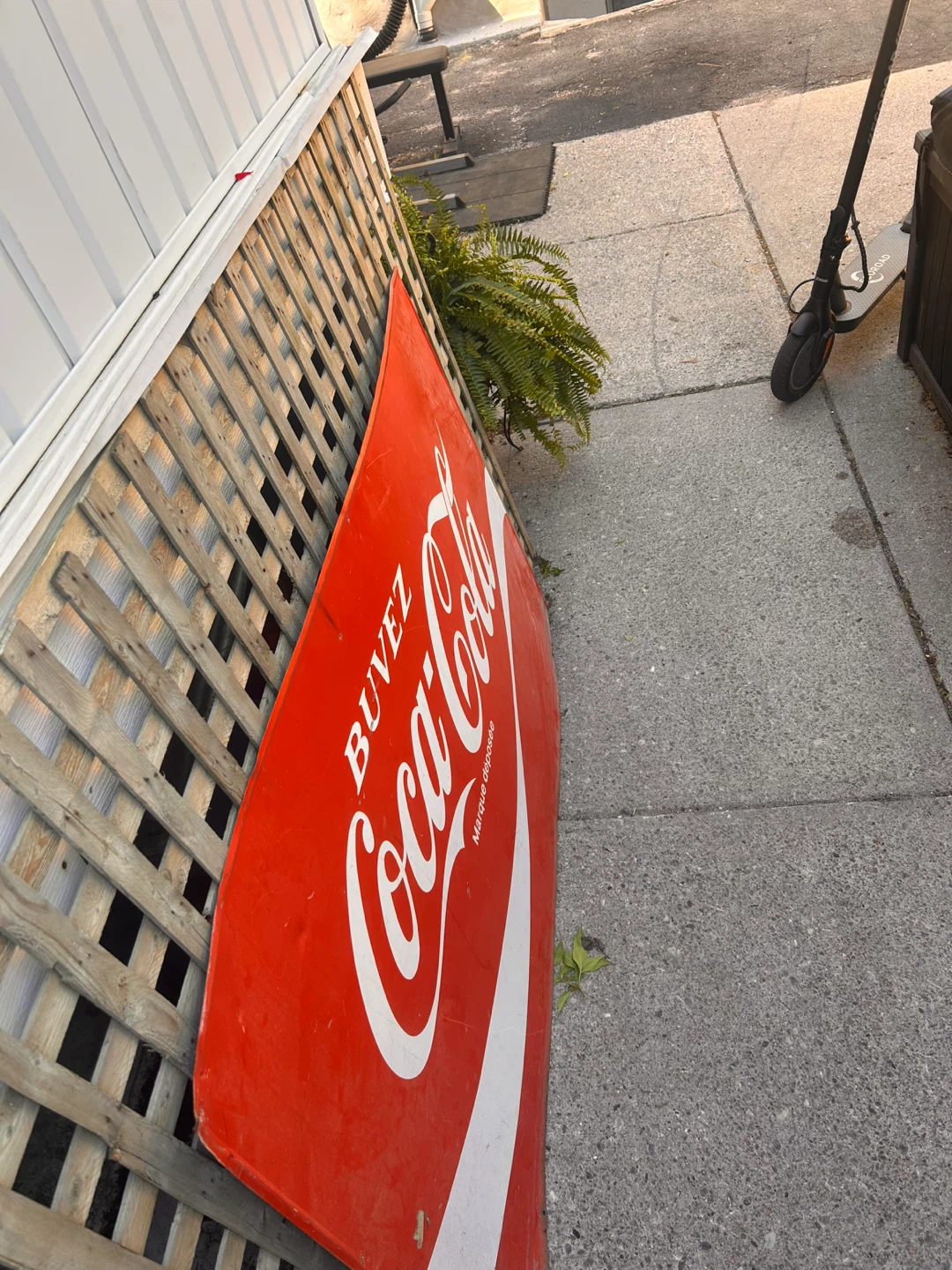 Coca-Cola "Buvvez Coca-Cola" Sign - photo 3