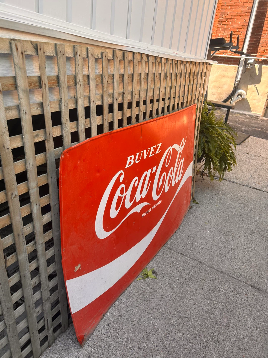 Coca-Cola "Buvvez Coca-Cola" Sign - photo 2
