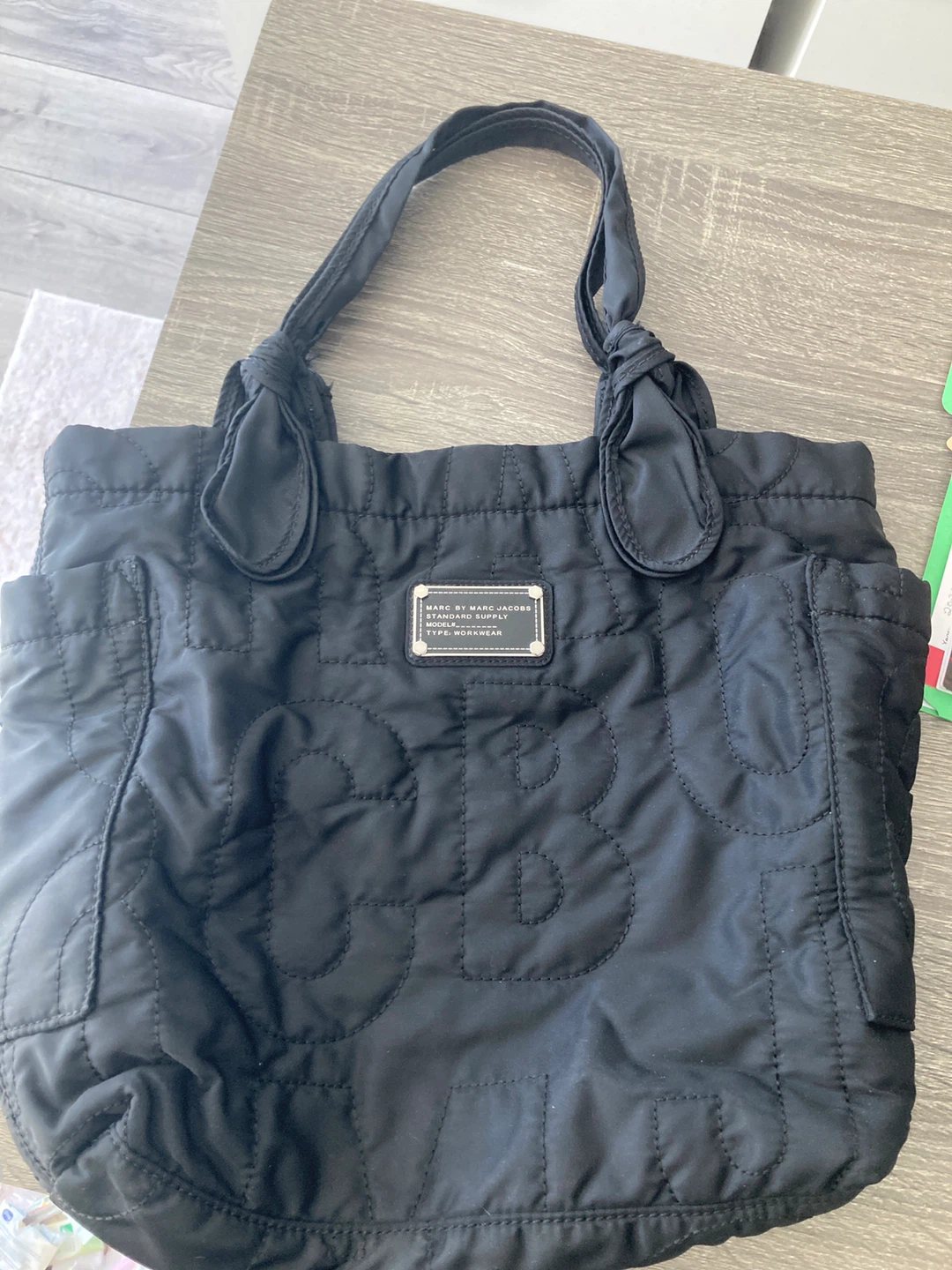Marc by Marc Jacobs Black Nylon Tote Bag