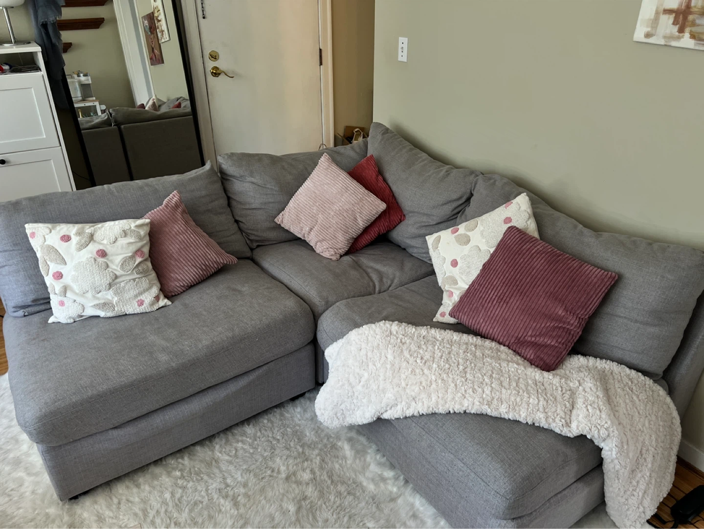3 piece modular couch - photo 2