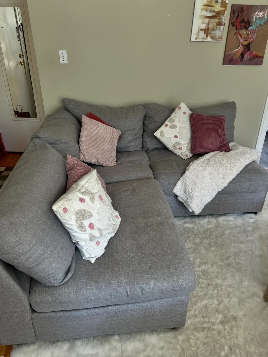 3 piece modular couch