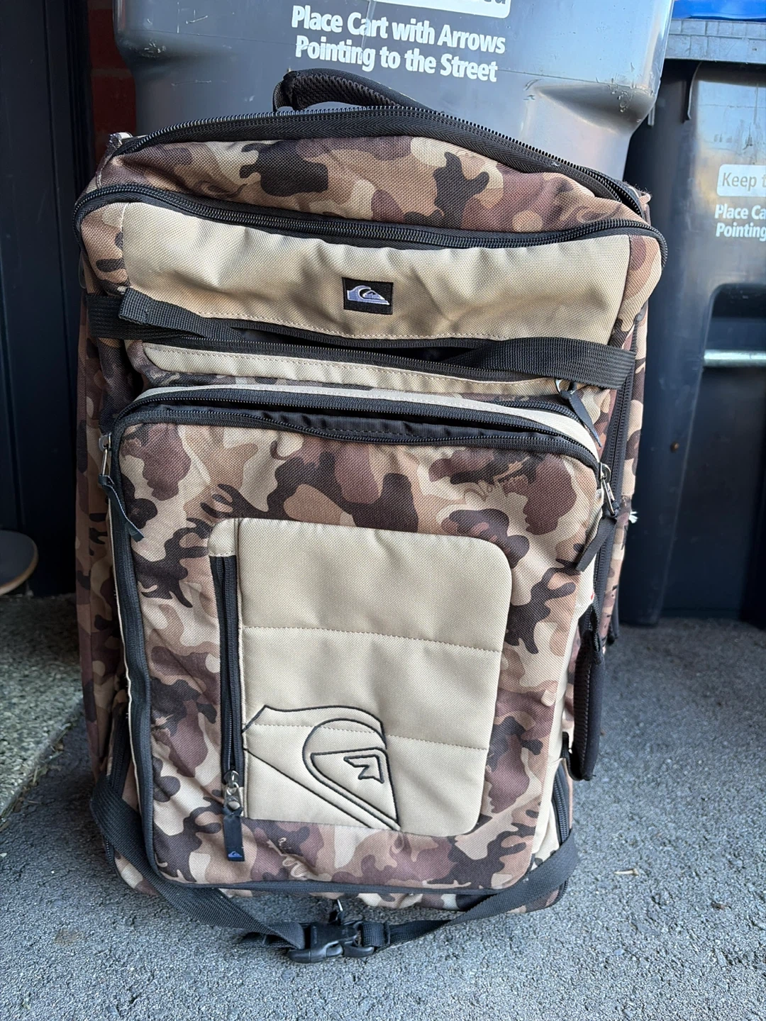 Quiksilver Camo Duffel Bag